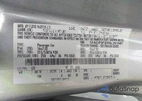 2017 Ford Focus Se из США, поврежденный, VIN 1FADP3F2XHL251647